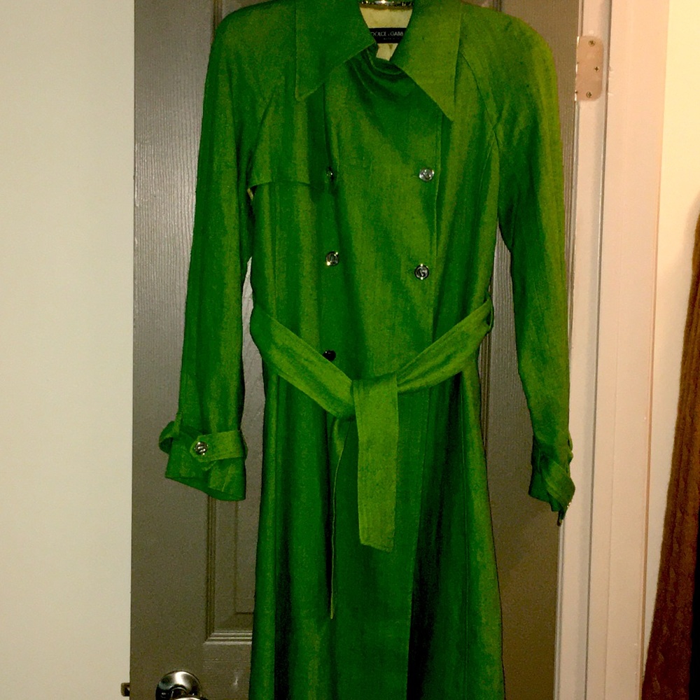 Dolce&Gabbana Linen Trench coat size 40